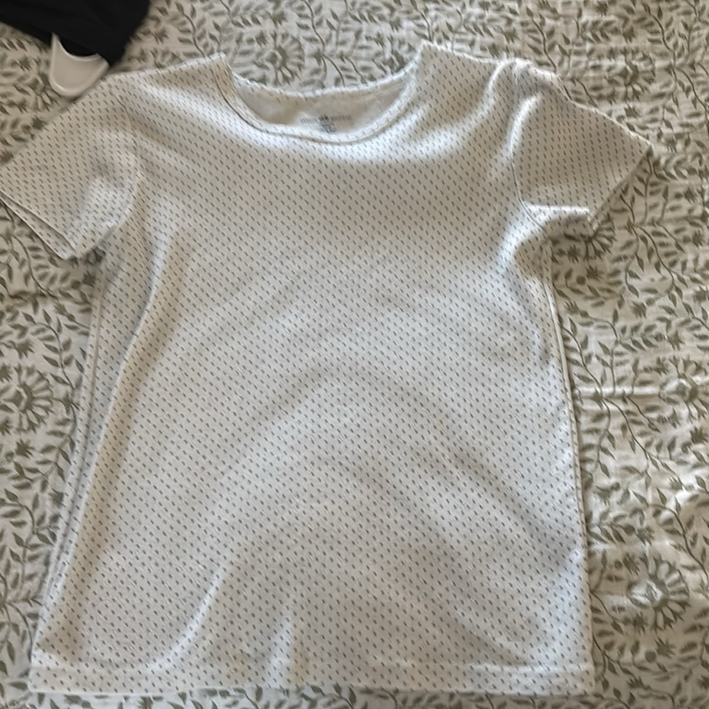 Brandy Melville Hailee Polka Dot Eyelet Tee - Picture 2 of 4